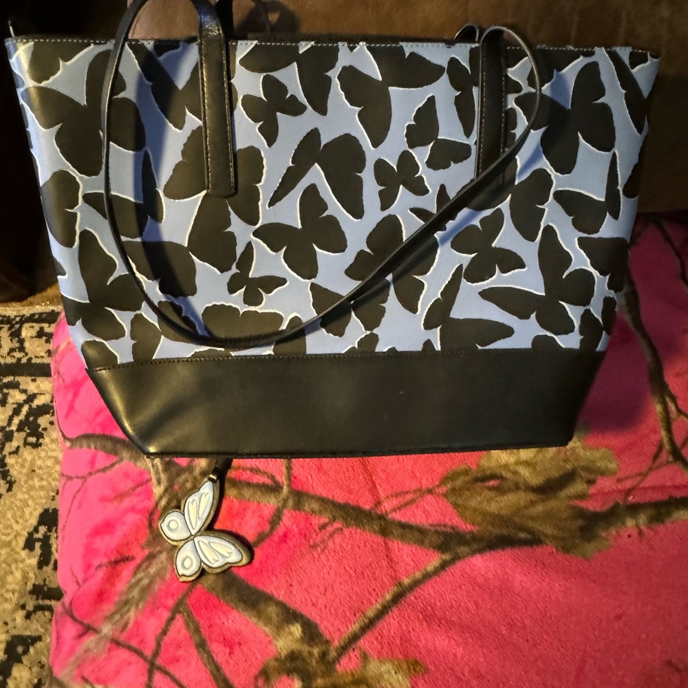 USED  Kate Spade Adley Butterfly Large Tote